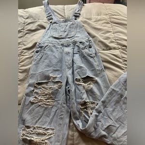 Carmar Pinstripe Overalls